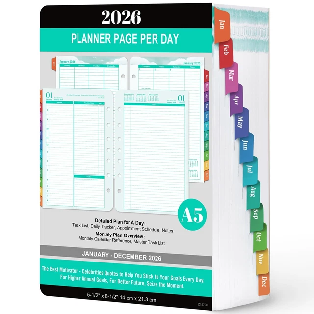 2026 PLANNER REFILLS - Planner 2026 Daily Weekly and Monthly from Jan ...