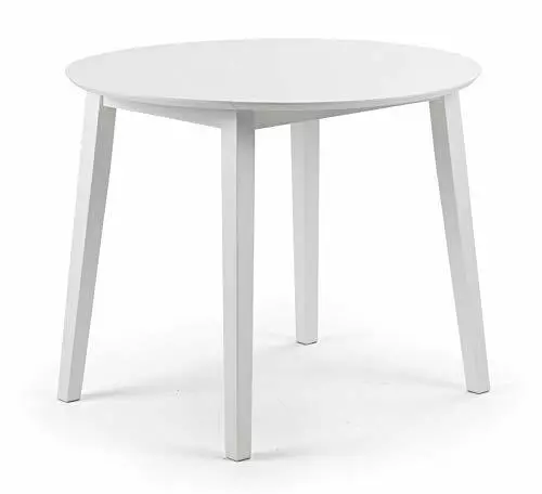 Julian Bowen Complete Coast White Drop Leaf Table (90x90x75cm)