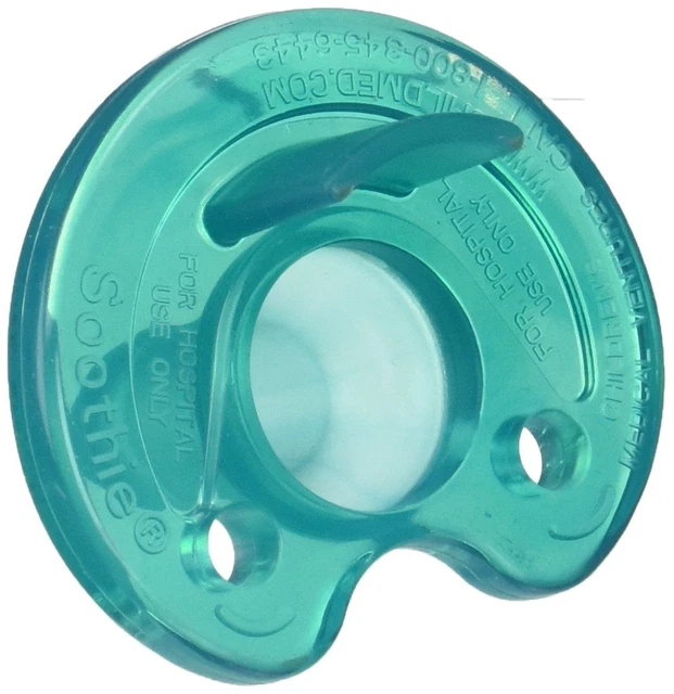 Philips Notched Newborn NICU Soothie Pacifier, Green, 0-3 Months, green