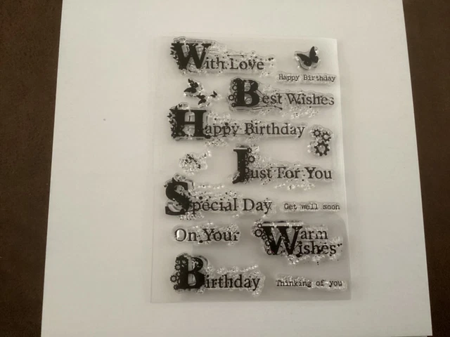 Sentimentally Yours-Phill Martin- Sentiments Stamp Set-Grunge/Steampunk