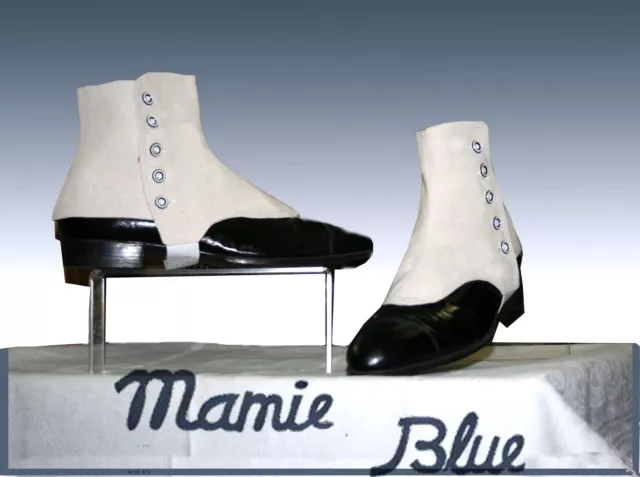 Guetres Annees 20 Vintage Homme Retro Chic Gatsby Dandy Gaiters Shoes Cream Ecru 2