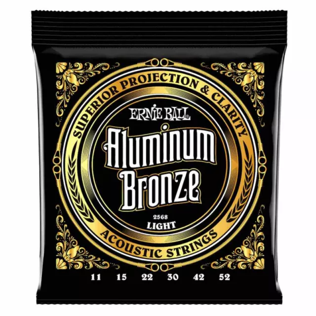 Ernie Ball Aluminium Bronze 11-52 Light - Jeu de cordes guitare acoustique - P0