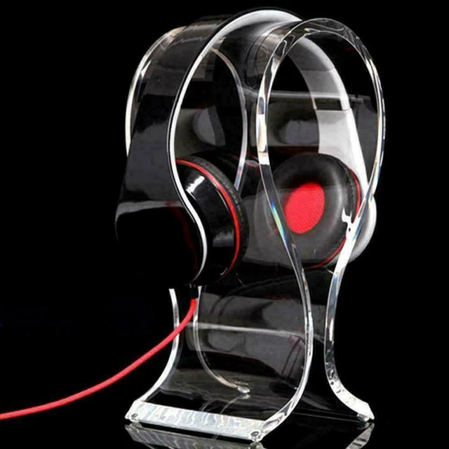 Acrylic Headphone Headset Earphone Stand Holder Hanger K1B9 P1U6 He Q9B8 O7V4