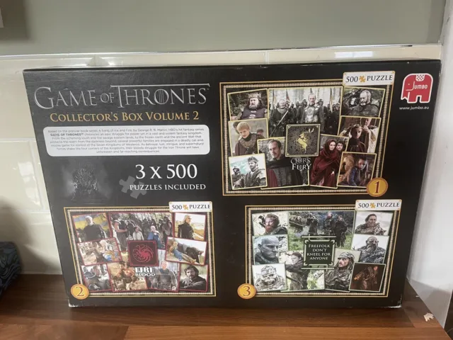 Game of Thrones, Sammlerbox Band 2, 3 x 500 Teile Puzzle komplett 3