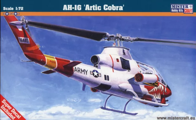 US Army Attack Helicopter AH-1G "Arctic Cobra" # Scale 1/72 # MISTERCRAFT B-01