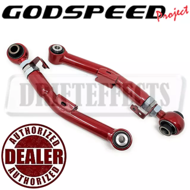 For Lexus GS GS300 GS350 L10 Godspeed Adjustable 2Pc Rear Upper Camber Arms Kit
