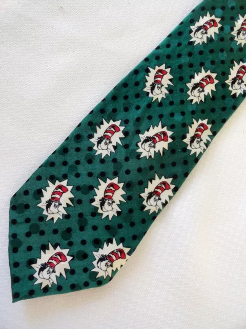 Dr. Seuss The Grinch And That Is That  Hat Silk Necktie 1996
