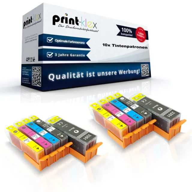 10x Cartucce Inchiostro Compatibili Per Epson XP530 Colore Set - Stampante Serie