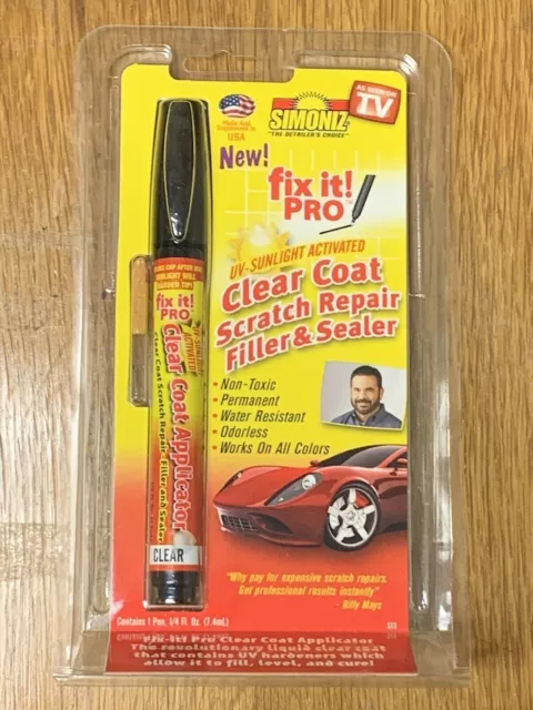 Simoniz Fix it Pro Clear Coat Scratch Repair Filler & Sealer 1/4 fl oz. (D1)