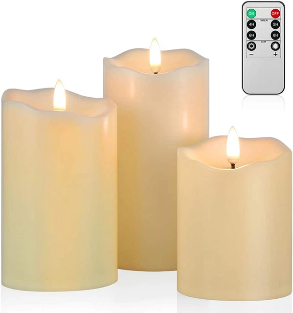 ANGELLOONG FLICKERING FLAMELESS Candles, Most Realistic LED Candles