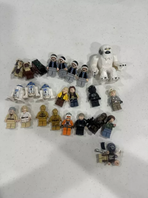 Star Wars Lego Mini Figure Lot / Parts Lot! Figures + Extras WAMPA ENDOR LEIA