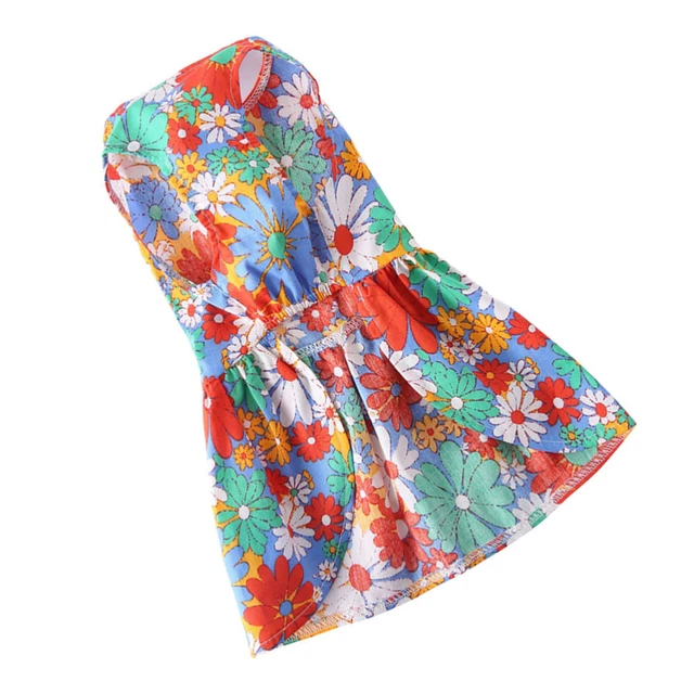 Dekoratives Welpenkleid Hundemantel Polyester-Shirt Gelbes Zubehör