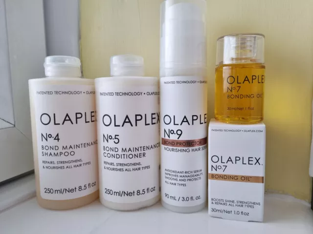 Olaplex Nr. 4 Bond Shampoo Nr. 5 Conditioner Nr. 7 Öl Nr. 9 Haarserum Bündel