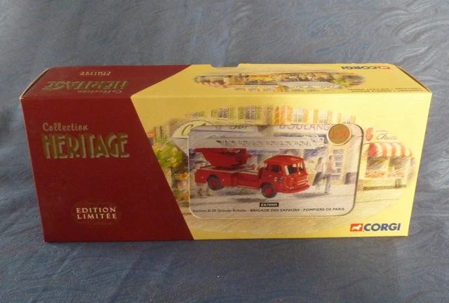 Camion De Pompiers ALERTE 1/43 – SAVIEM SM7 SIDES FPT, édition Limitée à 300 Pièces NEUF