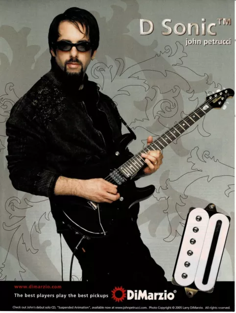 DiMarzio Pickups - JOHN PETRUCCI of DREAM THEATER -  2006 Print Advertisement