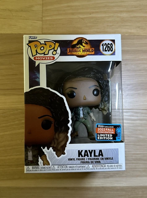 FUNKO POP! KAYLA Jurassic World Dominion NYCC 2022 Sticker #1268 - HTF 
