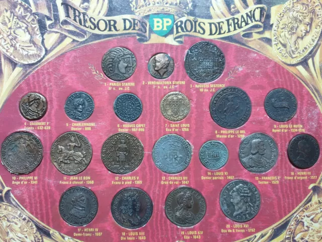 Collection BP Le Tresor Des Rois de France n°1 à 20