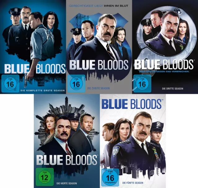 Blue Bloods Season/Staffel 1+2+3+4+5 # 30-DVD-SET-NEU