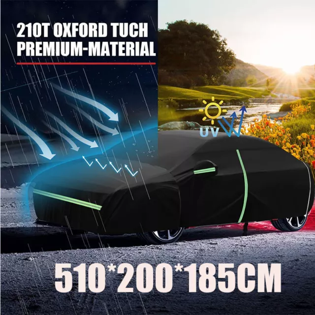 210T Waterproof Extra Large SUV Car Full Cover Breathable UV Protection Outdoor