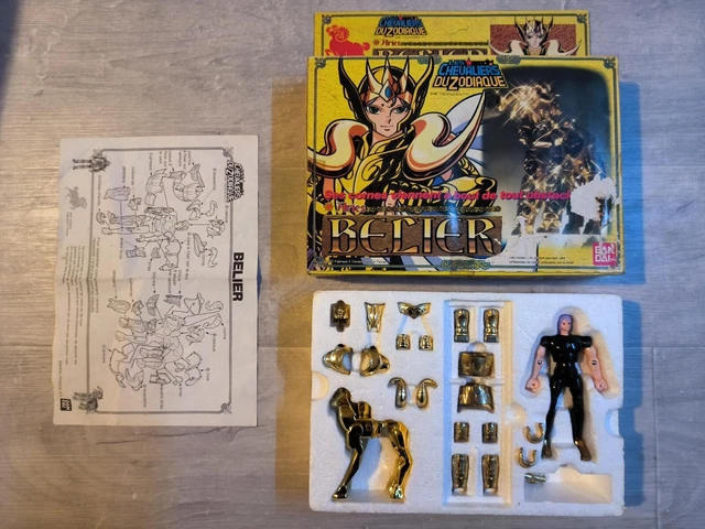 Figurine Vintage Bandai – Chevalier D'Or Du Bélier Aries Mu – Saint Seiya 1987