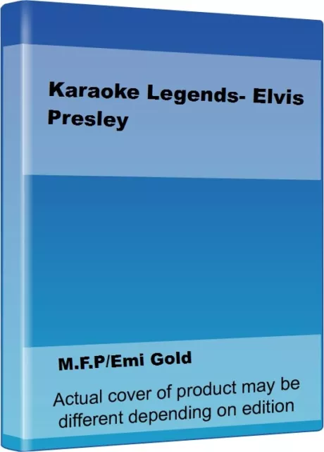 Karaoke Legends- Elvis Presley CD Fast Free UK Postage 077778948827
