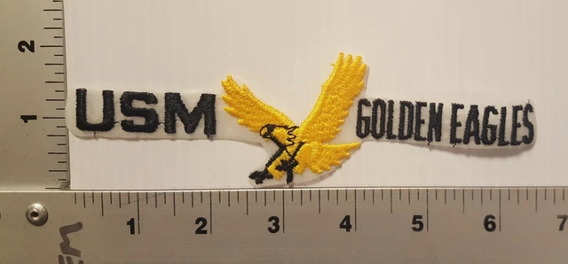 thumbnail image 2 of Southern Miss Golden Eagles Patch – USM Iron-On Embroidered 3.5in School Logo 2 of 5