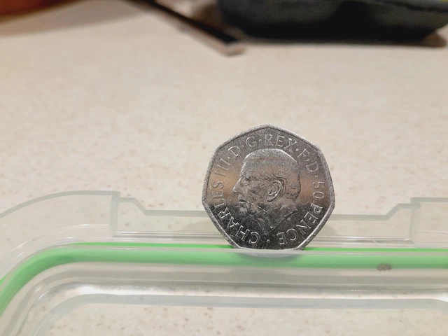 Charles III Royal Crown Super Rare 50p Collectable Coin