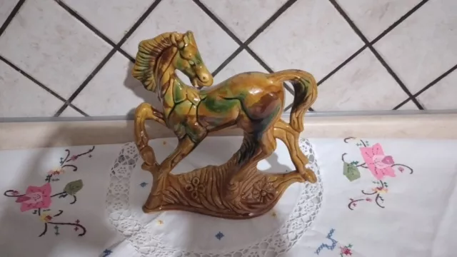 Cavallo In Ceramica, Vintage