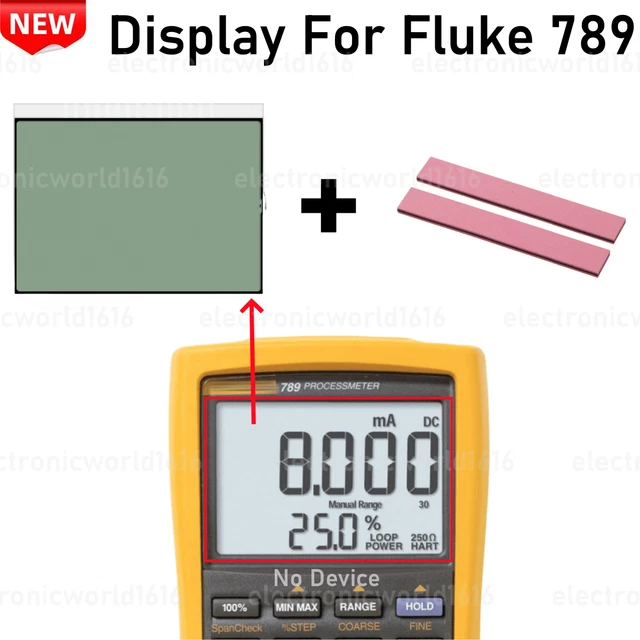 Per Fluke 789 ProcessMeter multimetri portatili sostituzione schermo LCD