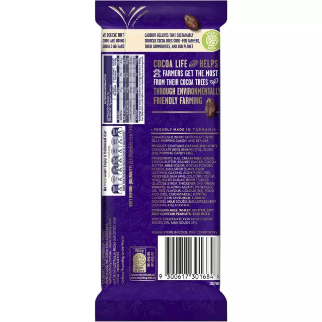 Cadbury Caramilk Marvellous Creations Chocolate Block 190g (Non-Recalled) 2