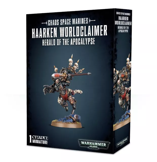 Chaos Space Marines: Haarken Worldclaimer, Herald of the Apocalypse (43-23)