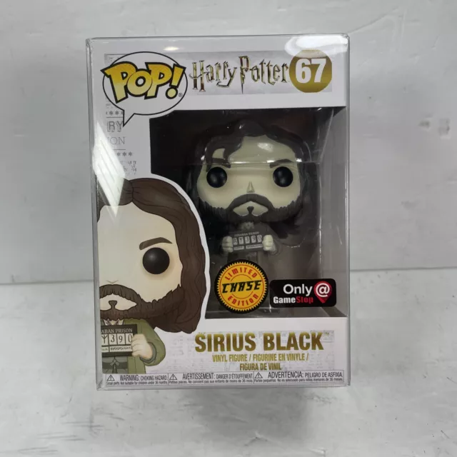 Funko Pop! Harry Potter #67 Sirius Black Vinyl Figure Chase GameStop Exclusive