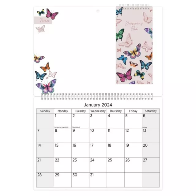 Calendar 2024 Memo Calendar with shopping pad & pen 2