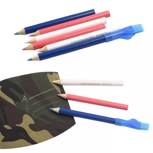 with Brush Cap Fabric Pencils Dressmaker Tools Sewing Marker Water Soluble Pen