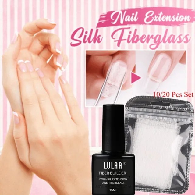 Manicure Tool Fiber Glass Nail Extension Fiberglass Non-woven Silk Builder Gel