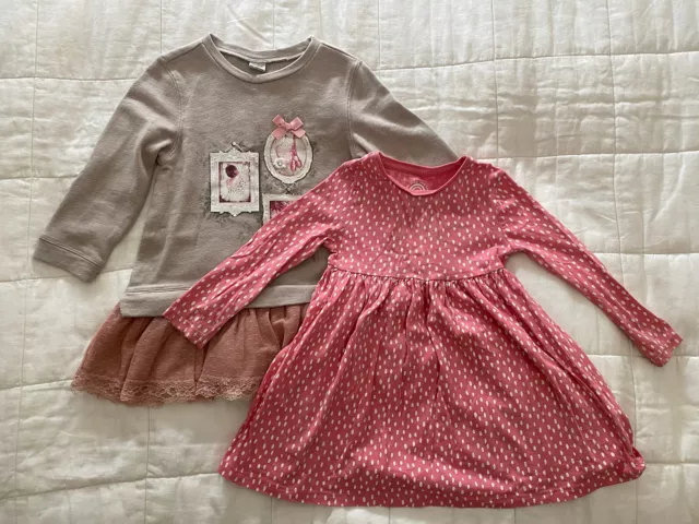 Girls Bundle of 2 Dresses Size 2-3 years F&F Mayoral