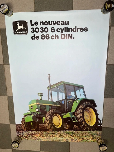 PROSPECTUS ADVERTISING POSTER TRACTOR JOHN DEERE 3030 tractor-traktor ...
