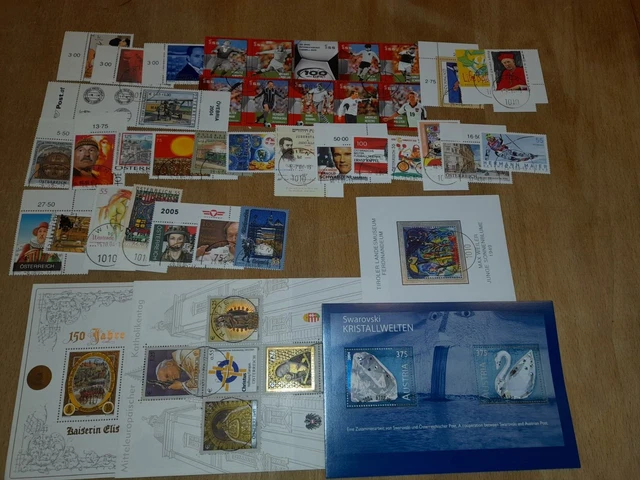 Österreich Jahrgang 2004 sauber gestempelt komplett incl. Blocks aus Post Abo