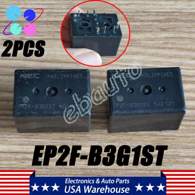 2PCS Replacement For NEC EP2F-B3G1ST EP2FB3G1ST Automotive Relay 12VDC 30A 10Pin