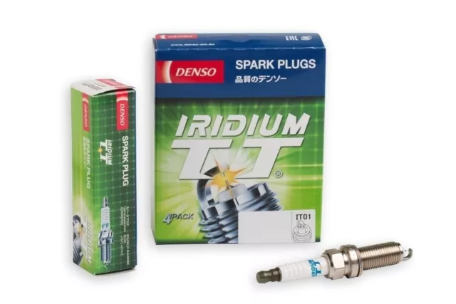 Denso Iridium TT spark plugs for Subaru Impreza GD GDB WRX Sti EJ207 2.0L 02-05