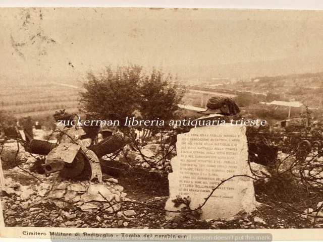 Cimitero militare Redipuglia cartolina postcard ANTICA VIAGGIATA