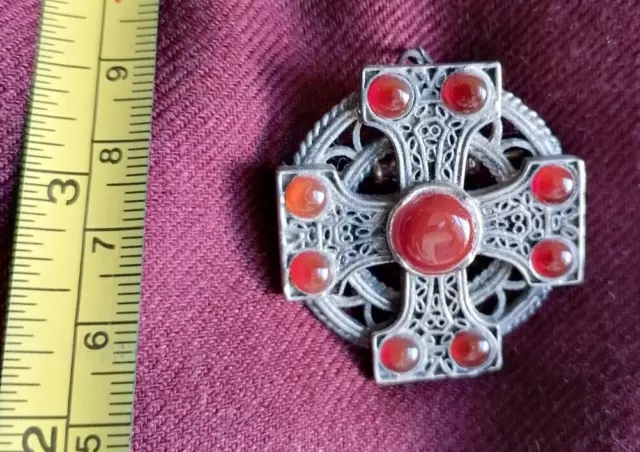 Beautiful ''Miracle' style Celtic vintage costume jewellery (7) - Brooch