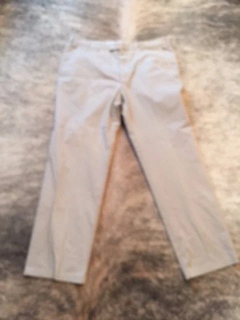 Pre-owned VALENTINO Men's Khakis Cotton Blend Beige Pants Slacks SZ US 36 IT 56