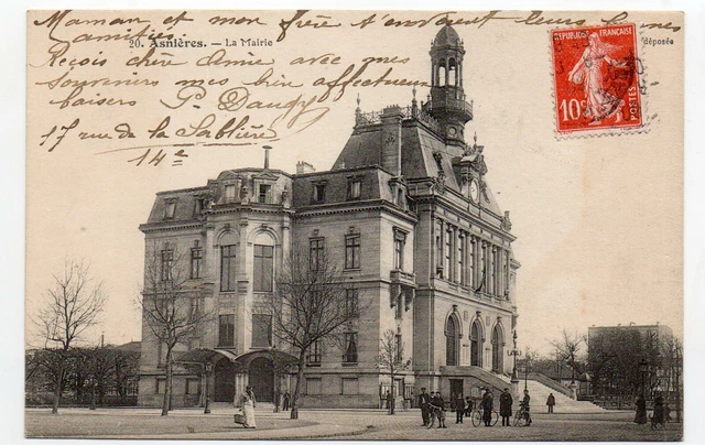 ASNIERES - Hauts de Seine - CPA 92 - the Hotel de ville - the town hall