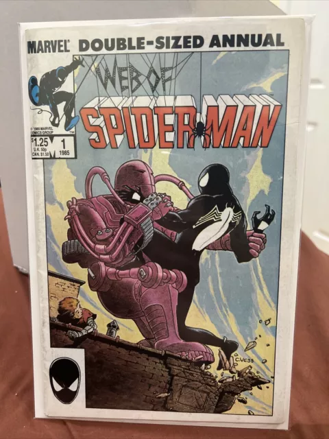 Web of Spider-Man Annual #1 (Sep 1985, Marvel)