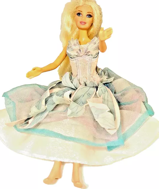 BARBIE SWAN LAKE Odette Blue Pink Fairy Style Dress 1999 Blue