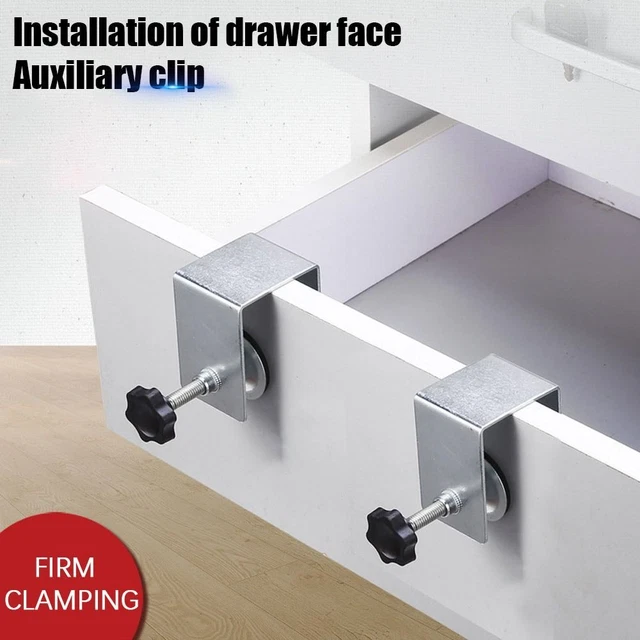 Steel Woodworking Fastener Hardware Jig Drawer Installation Clamp Drawer Front