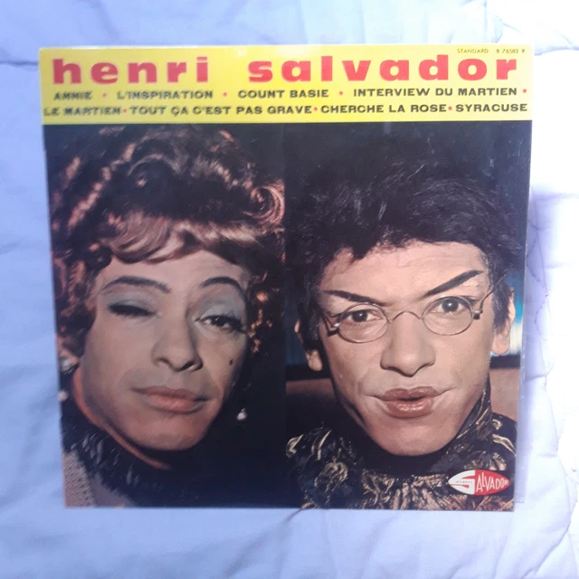 Henri Salvador – Le Martien LP 10'' 1963 French B 76 582 R