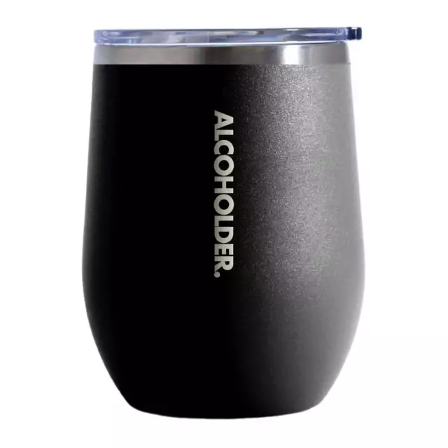 Alcoholder Vacuum Insulated Stemless Wine Tumbler - Matte Powdercoated