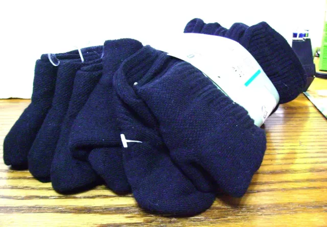 GOODFELLOW & CO Mens No Show Socks Black Shoe Size 12-15 Odor Resistant 6  Pk $7.00 - PicClick